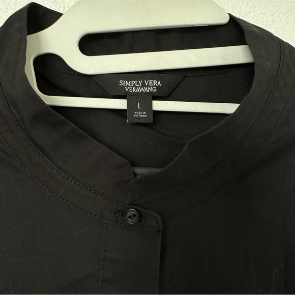 Simply Vera wang black ruched dress - Picture 3 of 5